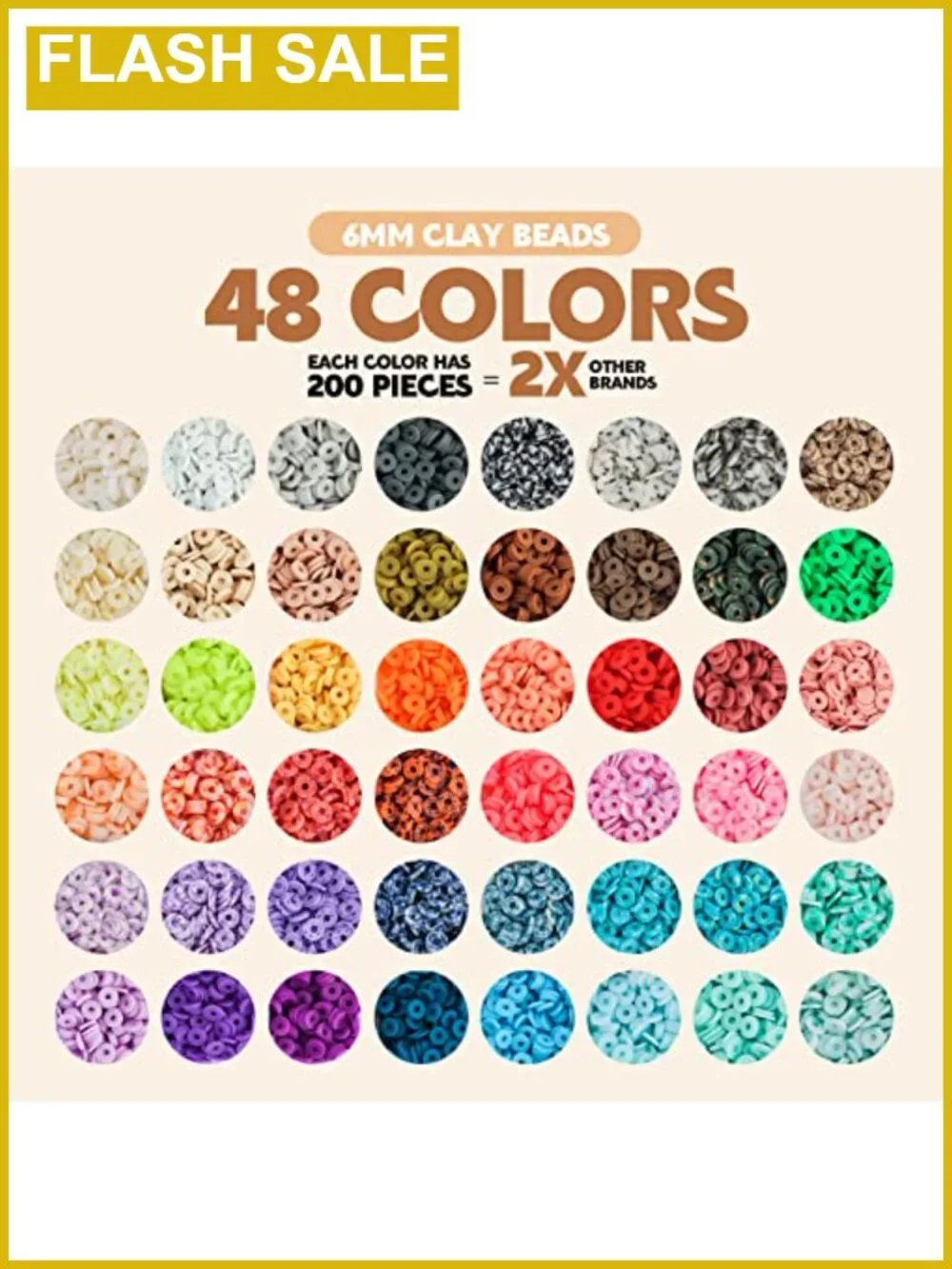 Clay Beads Bracelet Making Kit 10500pcs Jewelry Letter Beads DIY Crafts